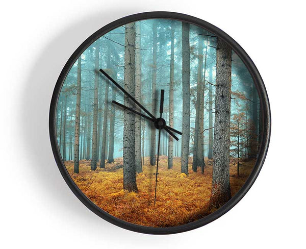 Misty Forest Glow Clock - Wallart-Direct UK