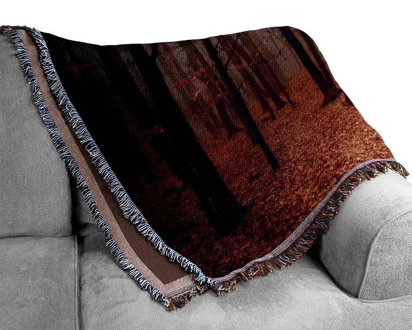 Autumn Mist Woven Blanket