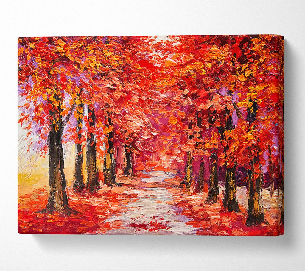 Picture of Red Delight Canvas Print Wall Art