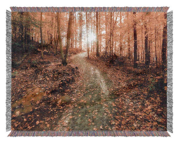 Path To The Sun 1 Woven Blanket