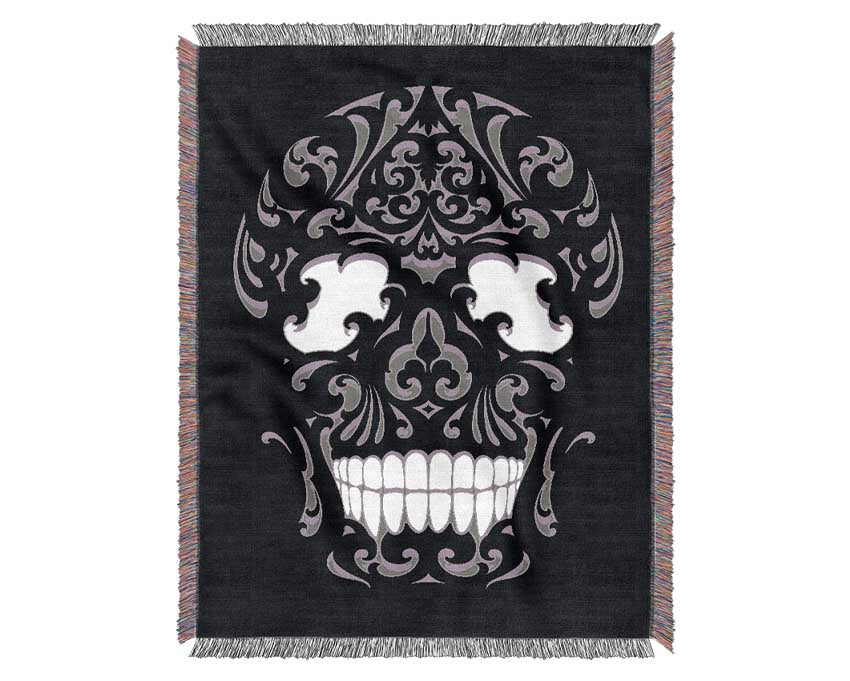 Mexican Skull Woven Blanket