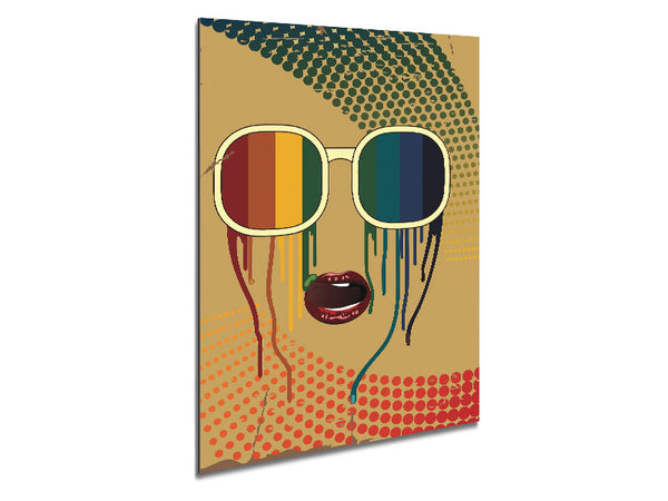 Funky Regenbogen Sonnenbrille