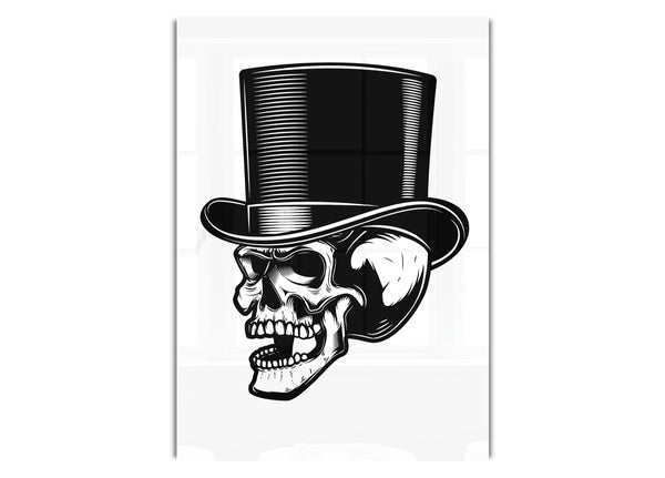 Zylinderhut mit Totenkopf