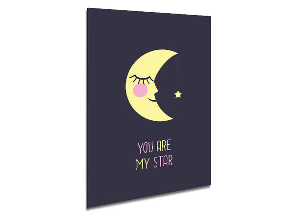 You Are My Star Metal Print