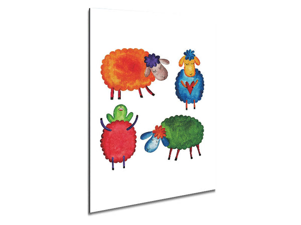 Bunte Schafe