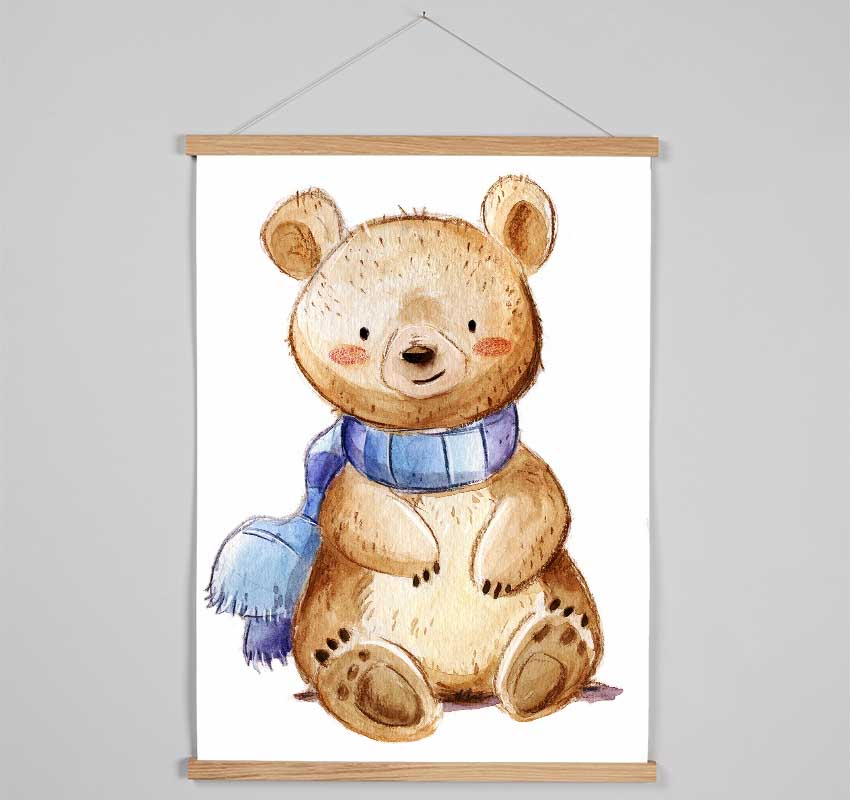 Winter Bear Hanging Poster - Wallart-Direct UK