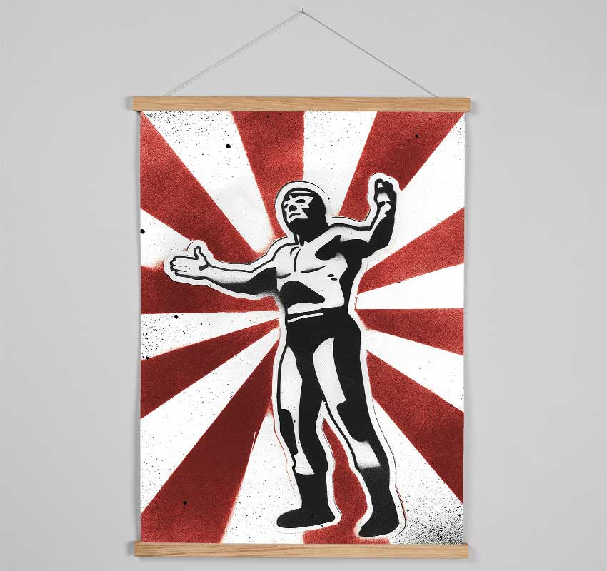 Wrestling Hero Hanging Poster - Wallart-Direct UK