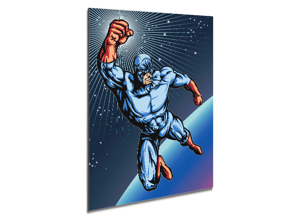 Superhero 4 Metal Print