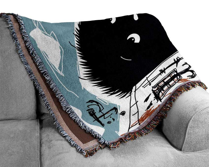 King Kong Chop Sticks Woven Blanket