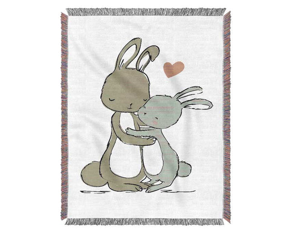 Bunny Love Woven Blanket