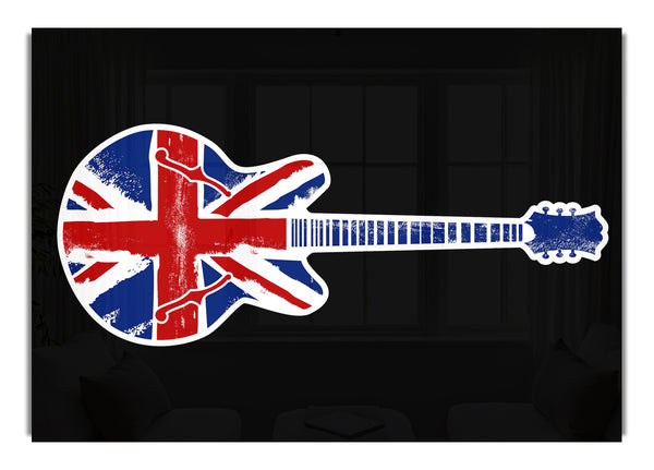 Guitar British Flag
