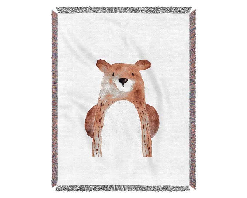 Bear Love Woven Blanket