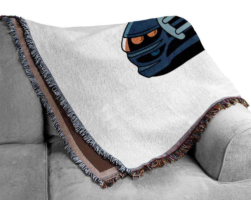 Police Car Love Woven Blanket