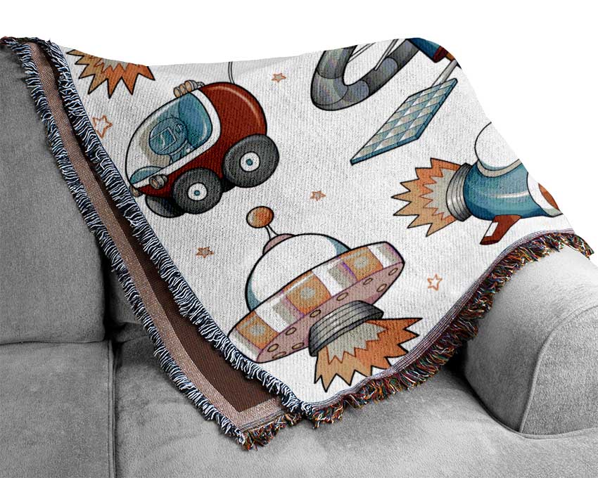 Space Kid Woven Blanket