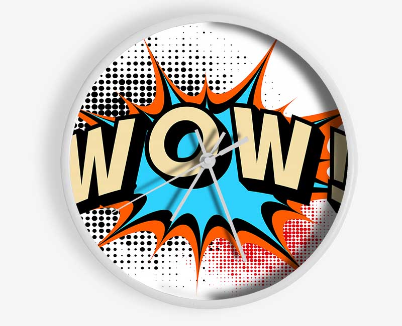 Wow 1 Clock - Wallart-Direct UK