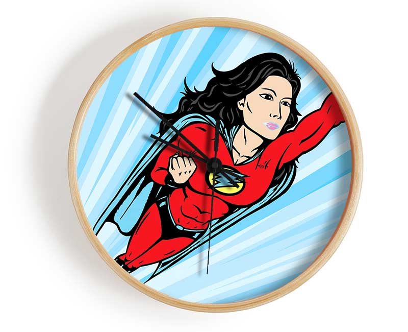 Superwoman Clock - Wallart-Direct UK