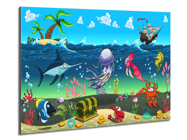 Under The Sea 2 Metal Print