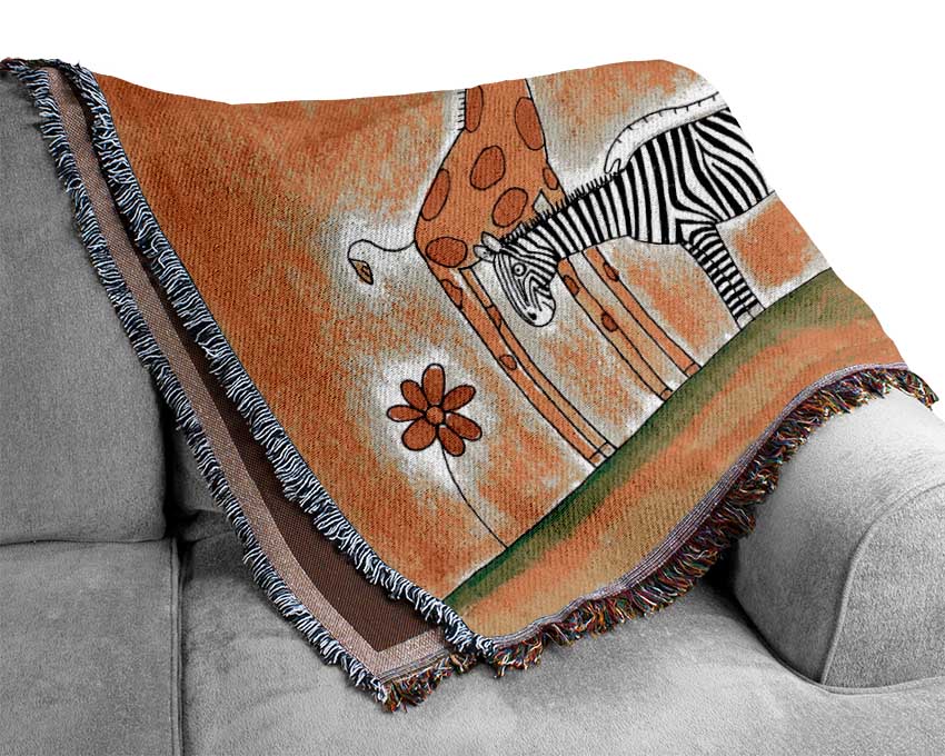 Safari Sunshine Love Woven Blanket
