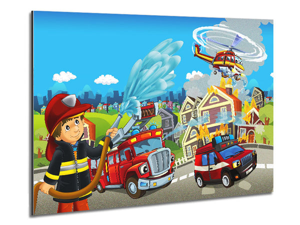 Feuerwehrmann Rettung