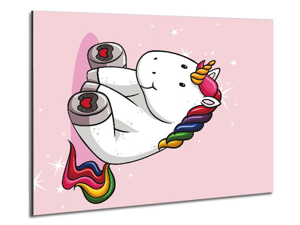 Unicorn Love Metal Print