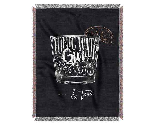 Gin And Tonic Over Ice 1 Woven Blanket