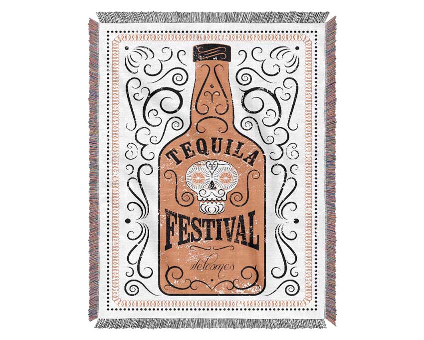 Tequila Festival 2 Woven Blanket