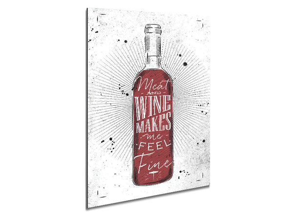 Fleisch und Wein tun mir gut