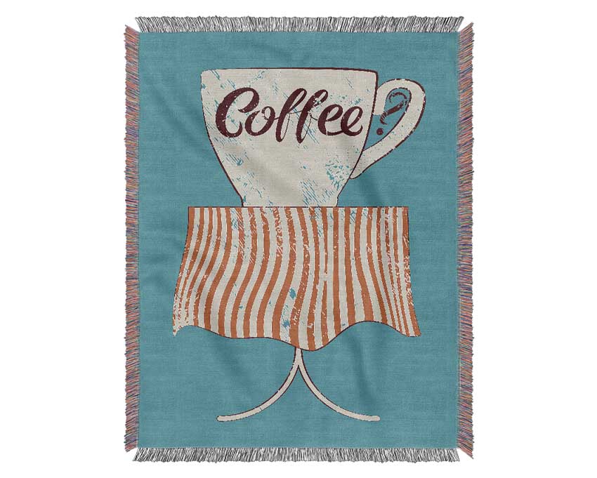 Coffee Table Woven Blanket