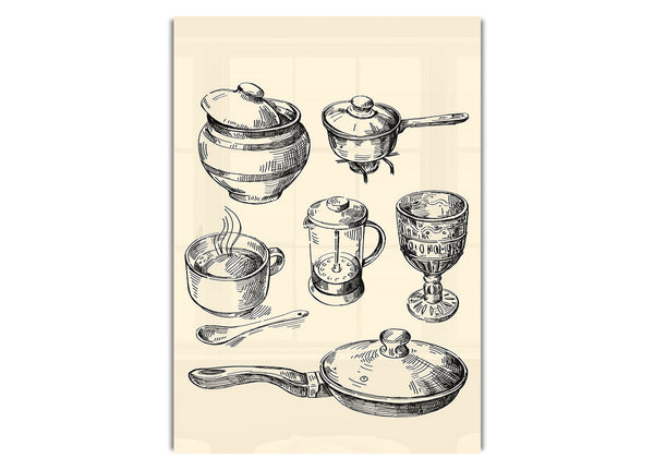 Retro Pots And Pans