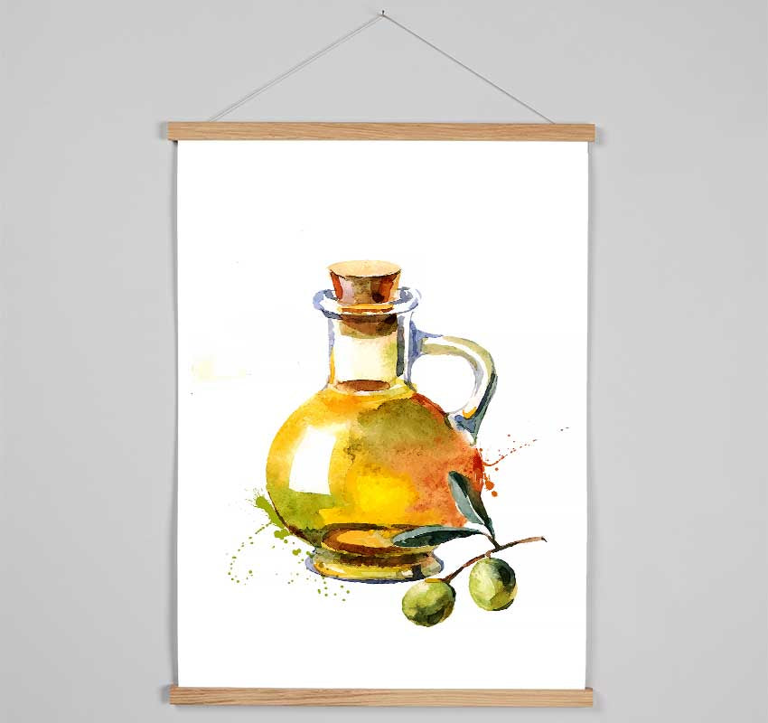 Olive Oil Hanging Poster - Wallart-Direct UK