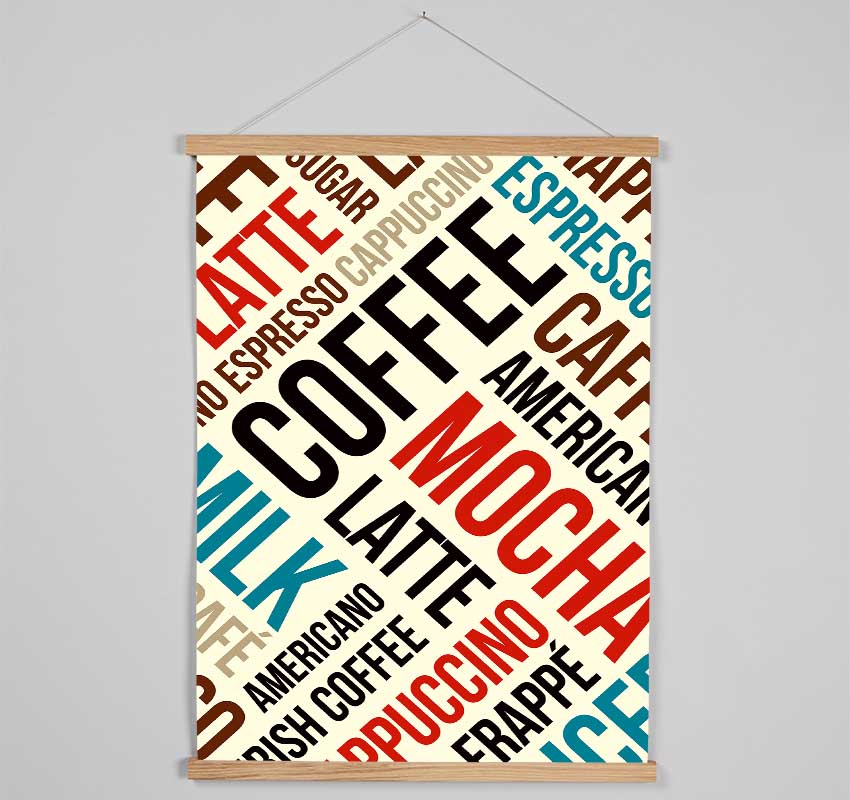 Coffee Heaven Hanging Poster - Wallart-Direct UK