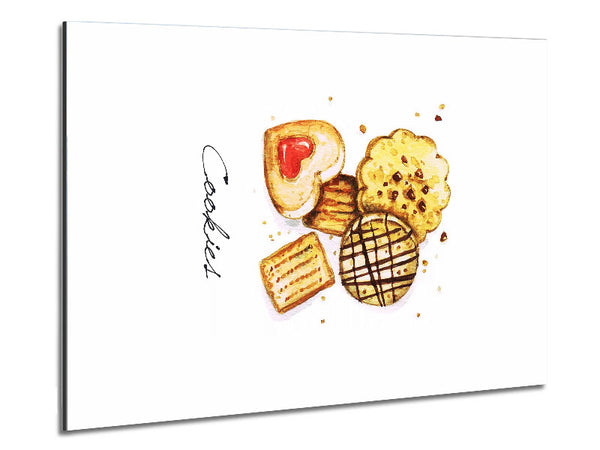 Biscuit Cookie Delight Metal Print