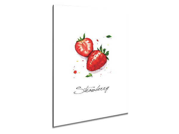 Strawberries Metal Print
