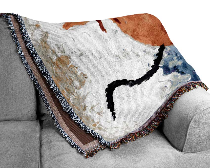 Ginger Cat Woven Blanket