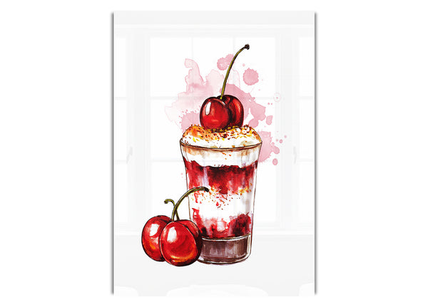 Kirsch-Eisbecher