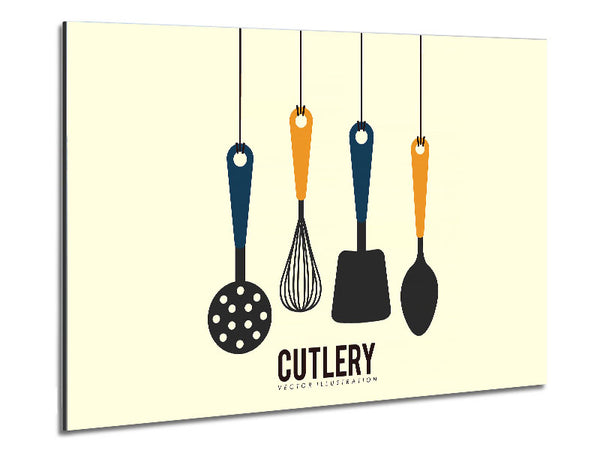 Utensils 15 Metal Print