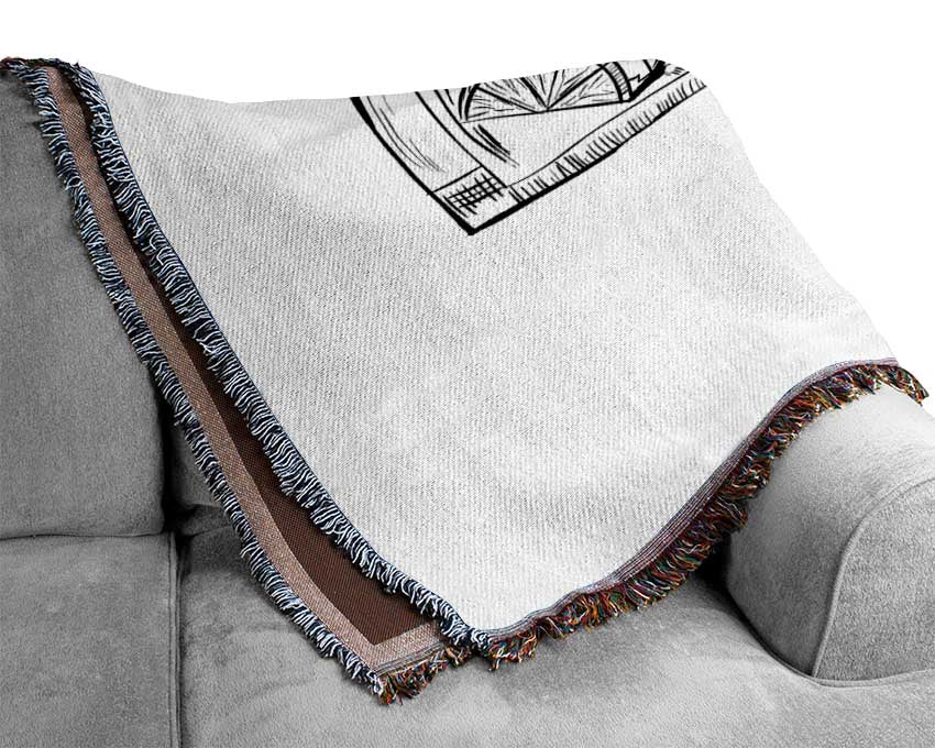 Mojito Cocktail 2 Woven Blanket