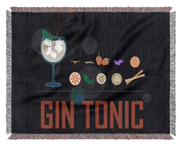 Gin And Tonic Woven Blanket
