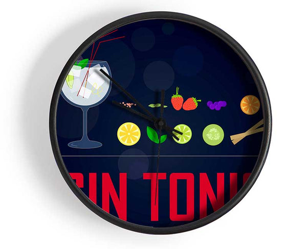 Gin And Tonic Clock - Wallart-Direct UK