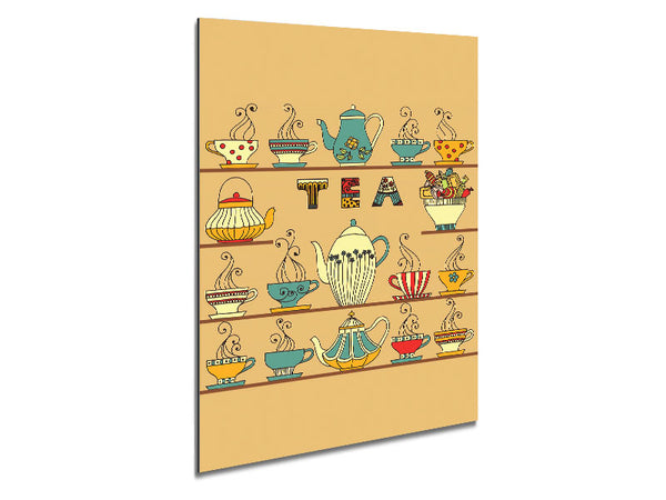 Tea Party 2 Metal Print