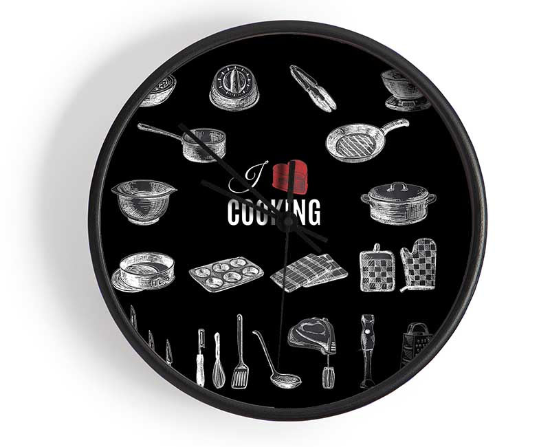 I Love Cooking 2 Clock - Wallart-Direct UK