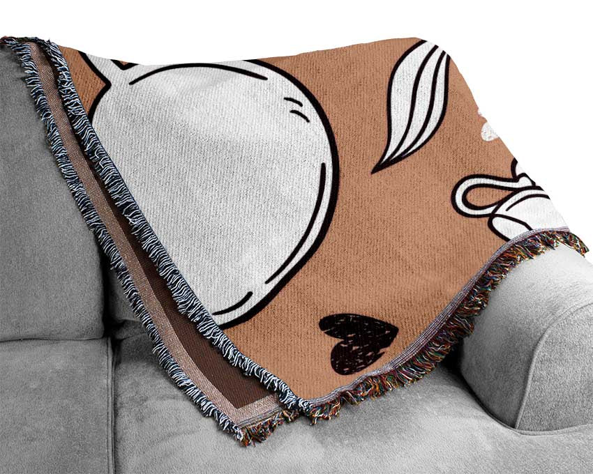 Love Of Tea Woven Blanket