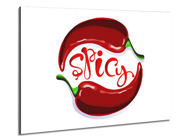 Spicy Metal Print