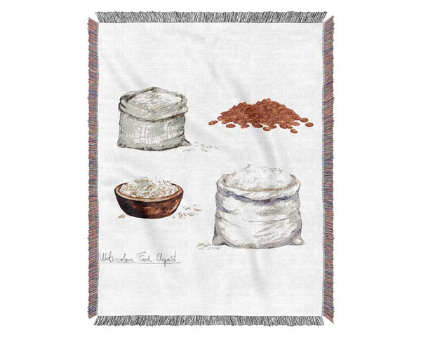 Flour And Rice Woven Blanket