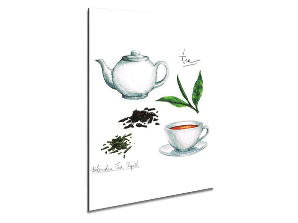 Tea Selection Metal Print