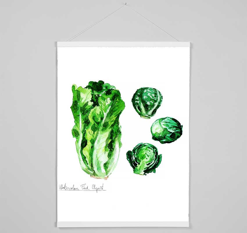 Cabbage Hanging Poster - Wallart-Direct UK