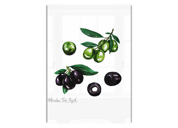 Black And Green Olives