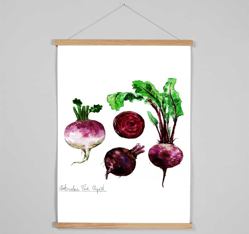 Beetroot Hanging Poster - Wallart-Direct UK