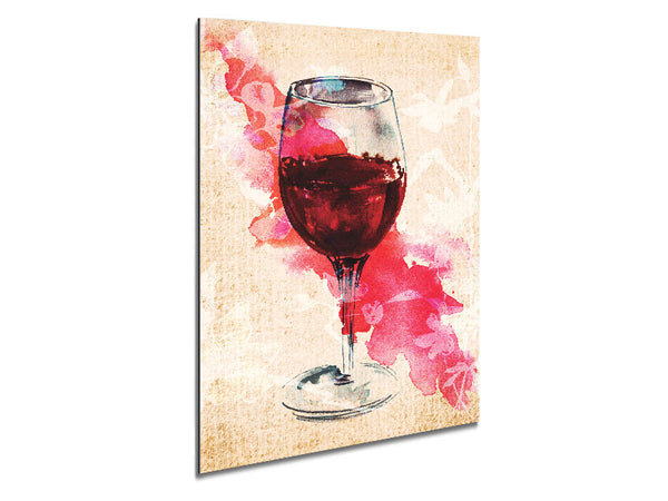 Glas Rotwein