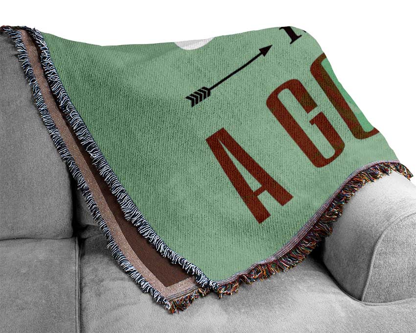 Coffee Always A Good Idea Woven Blanket